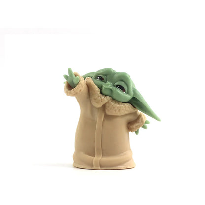 Hot 5pcs Star Wars Toy Master Baby Yoda Darth PVC Action Figure Anime Figures Collection Doll Mini Toy Model for Children Gift