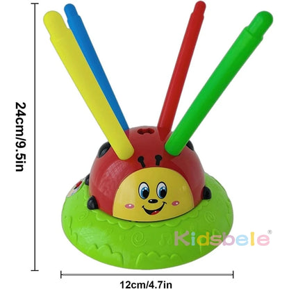 New Creative Product Musical Jump Toss 2 in 1 Ladybug Educational Toy Kids Garden Playground Indoor Outdoor Toys