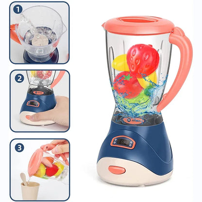 Mini appareils électroménagers, jouets de cuisine, ensemble de jeu de simulation avec cafetière, mixeur et grille-pain pour enfants, cadeaux pour garçons et filles