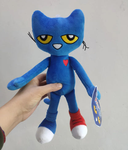 Pete le chat en peluche Pizza Party Peluche douce Chat bleu Jouet en peluche Super doux Pete Kitty