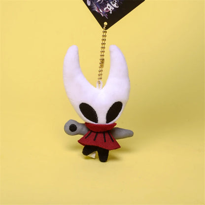 Muñeco de peluche de 9 cm con diseño de Hollow Knight para cosplay, regalo para niños, llavero, colgante, accesorios