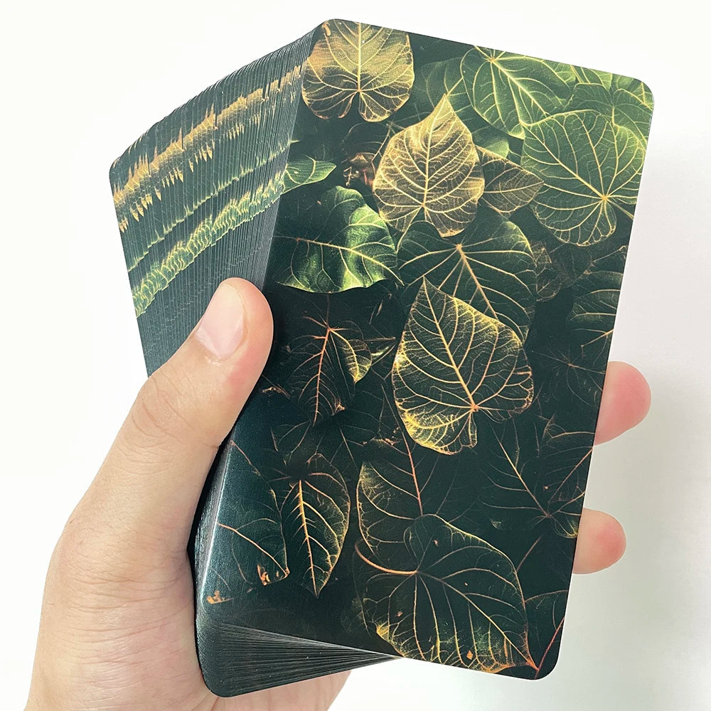 Cartas del Tarot en español e inglés, cartas del Oráculo del Bosque Desconocido, juguetes de adivinación, baraja de tarot con palabras clave, cartas de 12 x 7 cm