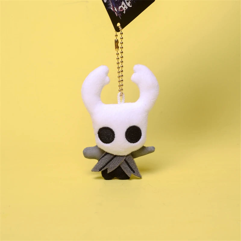 Muñeco de peluche de 9 cm con diseño de Hollow Knight para cosplay, regalo para niños, llavero, colgante, accesorios