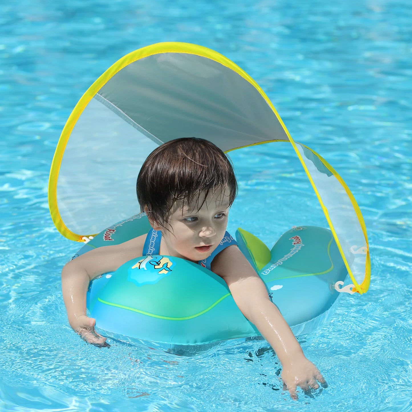 Anillo de natación para bebé, flotador inflable para bebé recién nacido, accesorios de piscina para niños, balsa inflable circular para bebé, juguete para niños