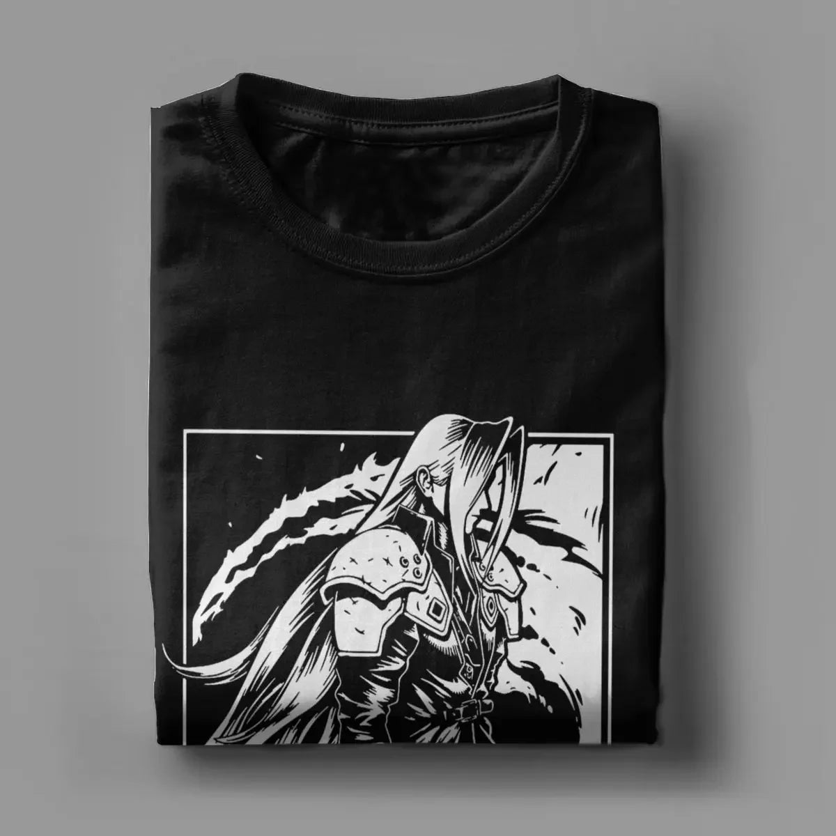 Camisetas para hombre de Final Fantasy Sephiroth The Man In The Black, camisetas novedosas, camisetas de manga corta, ropa clásica 100 % algodón