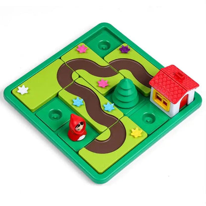 Little Red Riding Hood Smart Hide&Seek Board Games With Solution Skill-Building Puzzle Logic Game Training Toy for Children