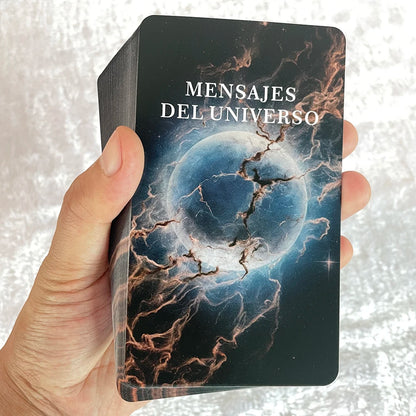 Baraja de tarot española, cartas del oráculo del universo, palabras clave del tarot, cartas con mensajes espirituales, cartas del tarot de 12 x 7 cm, juguetes de adivinación