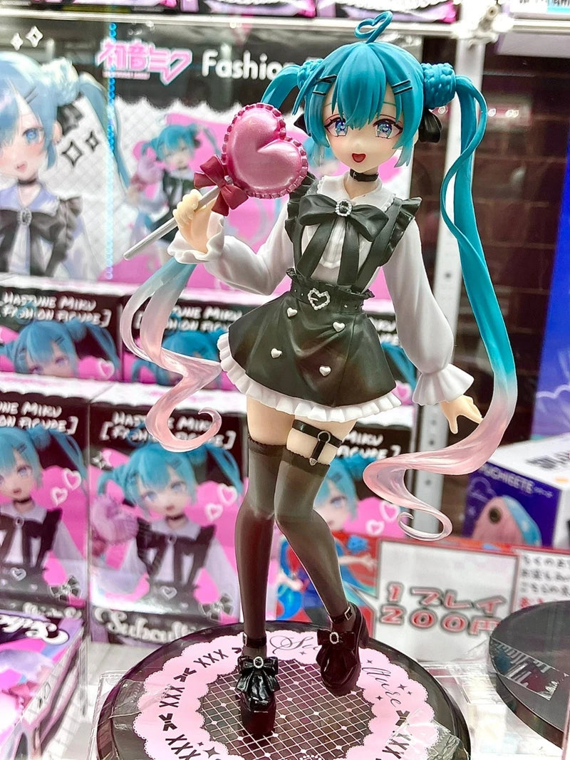 Figurine d'anime Hatsune Miku de 18 cm, fille sexy, sous-classe de mode, figurine d'action Miku, décorations de chambre, collection en PVC, modèle de poupée, jouets