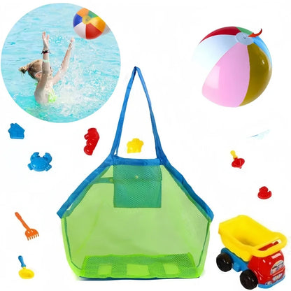 Piscine extérieure d'été, jouet de plage gonflable, sac de rangement en filet pour plage, accessoire de jeu de volley-ball pour piscine, interaction parent-enfant