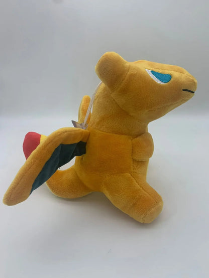 Lot de 10 peluches Pokémon Mega Charizard 20 cm Evolution X&amp;Y Charizard en peluche, poupée en peluche douce, cadeau de Noël