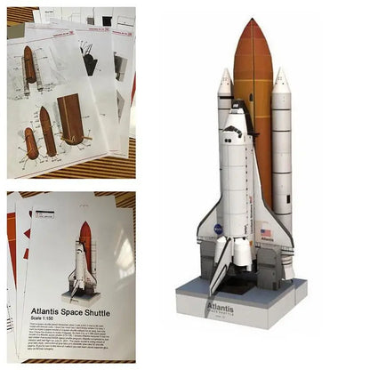 BuildMoc Space SLS Rocket Launch Platform Building Blocks Set Airplane Aircraft Shuttle Bracket Base Bricks Children Toys Gifts