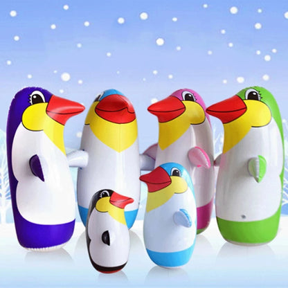 Juguete inflable de PVC de 36 cm/45 cm/70 cm para niños, creativo vaso de pingüino de dibujos animados, regalos para niños, piscina, playa