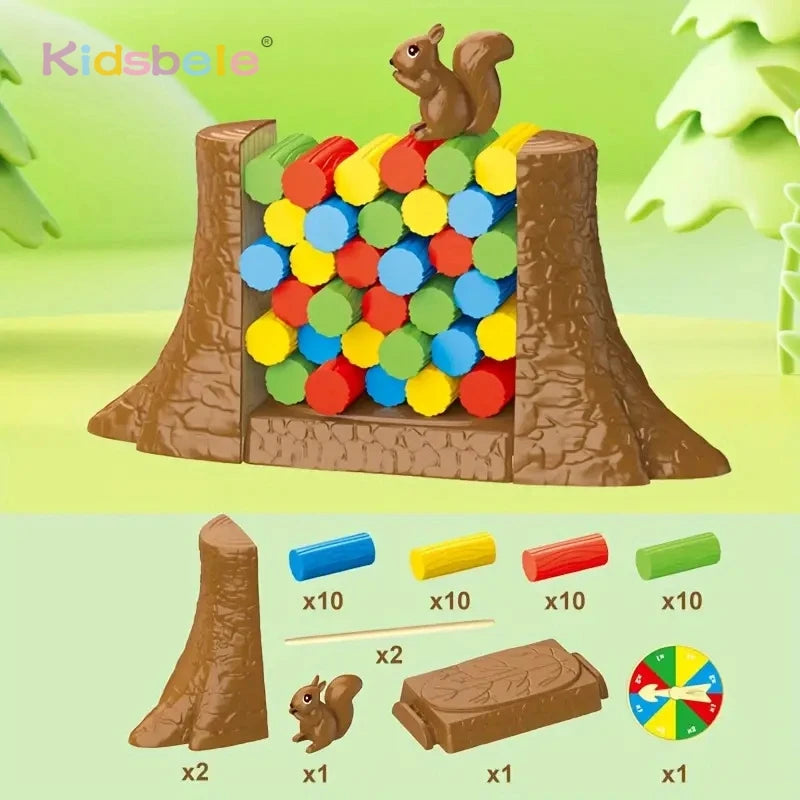 Juegos de mesa con desafío de apilamiento, torre de equilibrio para niños, juguetes de mesa, juegos de fiesta familiares, diversión lógica, juguetes interactivos novedosos