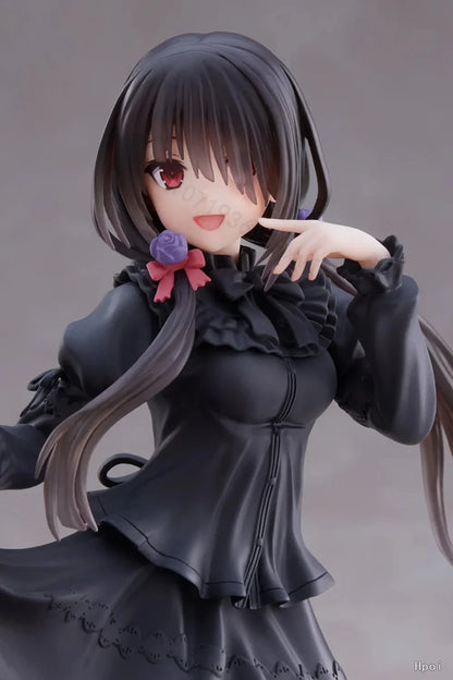 Figurine d'anime DATE ALIVE IV de 20 cm, figurine Kawaii Kurumi Tokisaki, robe noire, belle fille, modèle de collection, poupée, jouet, cadeaux