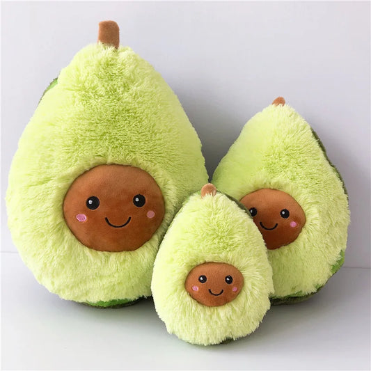 Cute Avocado Throw Pillow Plush doll Toy Decorative Fruit Cushion decor sofa home party Birthday gift funny stuffed fruit doll