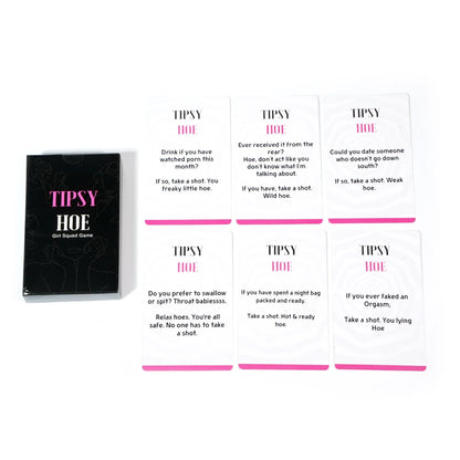 Jeu de nuit Tipsyhoe Jeu de soirée pour dames pour les enterrements de vie de jeune fille et les enterrements de vie de jeune fille Jeux à boire Tipsy Hoe