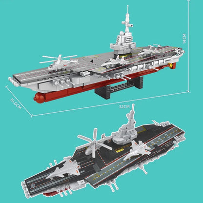 562 piezas 8 en 1 avión crucero destructor acorazado ejército buque de guerra bloque de construcción barco militar camión coche avión ladrillos juguetes para niños