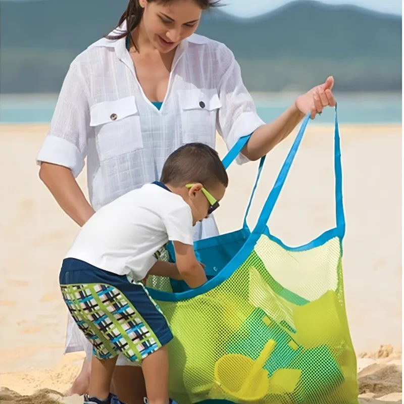 Piscine extérieure d'été, jouet de plage gonflable, sac de rangement en filet pour plage, accessoire de jeu de volley-ball pour piscine, interaction parent-enfant