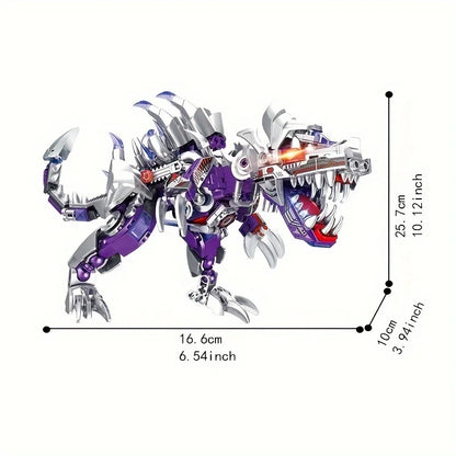 Réaliste Cool 2IN1 Jurassic Mécanique Indominus Rex Dinosaure Monde Modèle Mecha Blocs De Construction Briques Enfants Garçons Jouet Cadeaux