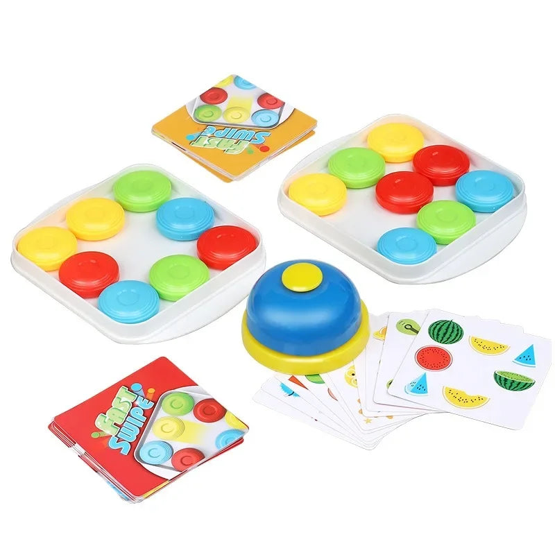 Juego de mesa interactivo para padres e hijos de hockey sobre hielo de colores para 2 jugadores, entrenamiento de pensamiento lógico, juguetes para niños