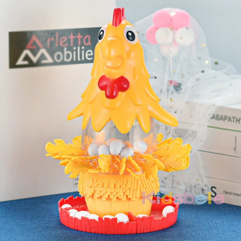 Chicken Eggs Chicken Feather Game Hen Laying Eggs Educational Toys Desktop Toy