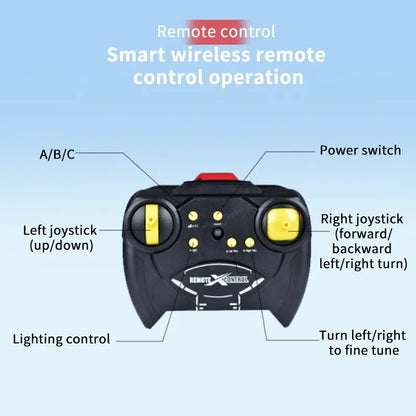 Avión de control remoto de aleación de 3,5 pasos, helicóptero de carga USB con luz LED, avión RC inalámbrico, juguete, regalo de cumpleaños para niños