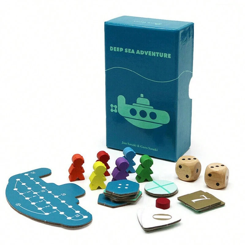 1 carte de jeu de réunion familiale « Deep Sea Adventure », jeu de cartes amusant, jeux de société de fête