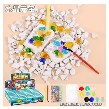 Dig Kits for Kids Educational Toy Crystal Mining Archaeology Excavation Dig Gem Stones Children STEM Learning Gifts