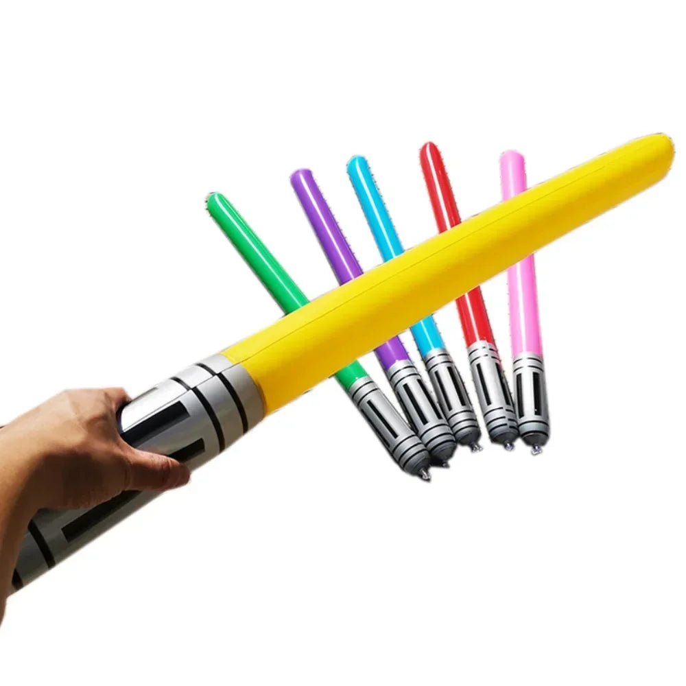 Outdoor Children Inflatable Light Saber Sword Toys Fun Pool Swim Water Play Toys Gifts Kids Stage Props PVC Cosplay Supply Toy