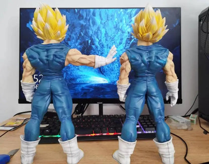 Figura de colección de juguetes modelo de alta calidad de Dragon Ball Z Majin Vegeta de 38 cm de gran tamaño