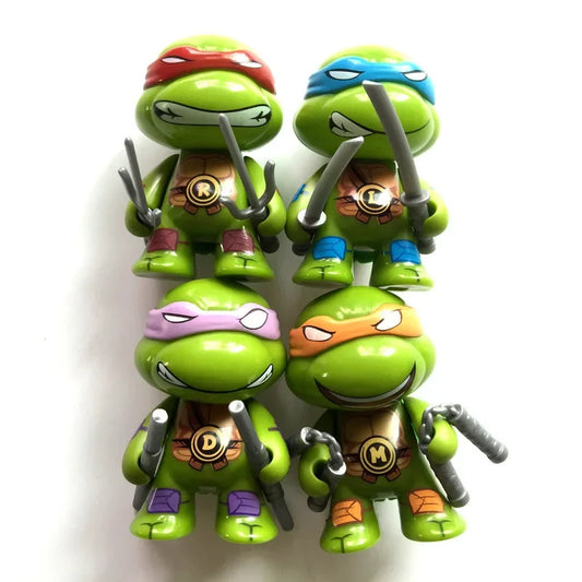 Figuras de acción de las Tortugas Ninja, set de 4 unidades, Neca TMNT, edición limitada, figuras de acción, modelos móviles, juguetes, regalos