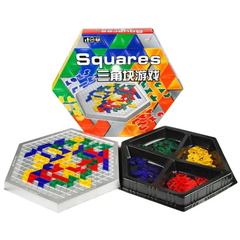 1 jeu de société version hexagonale Blokus jouets éducatifs carrés cube puzzle facile à jouer pour enfants adultes série boîte russe