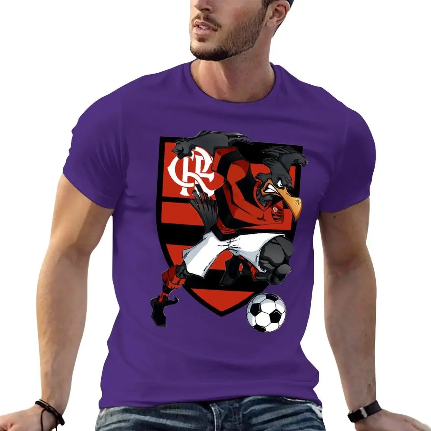 Mascote Flamengo Camiseta personalizada sublime sudor animal prinfor niños hombres ropa