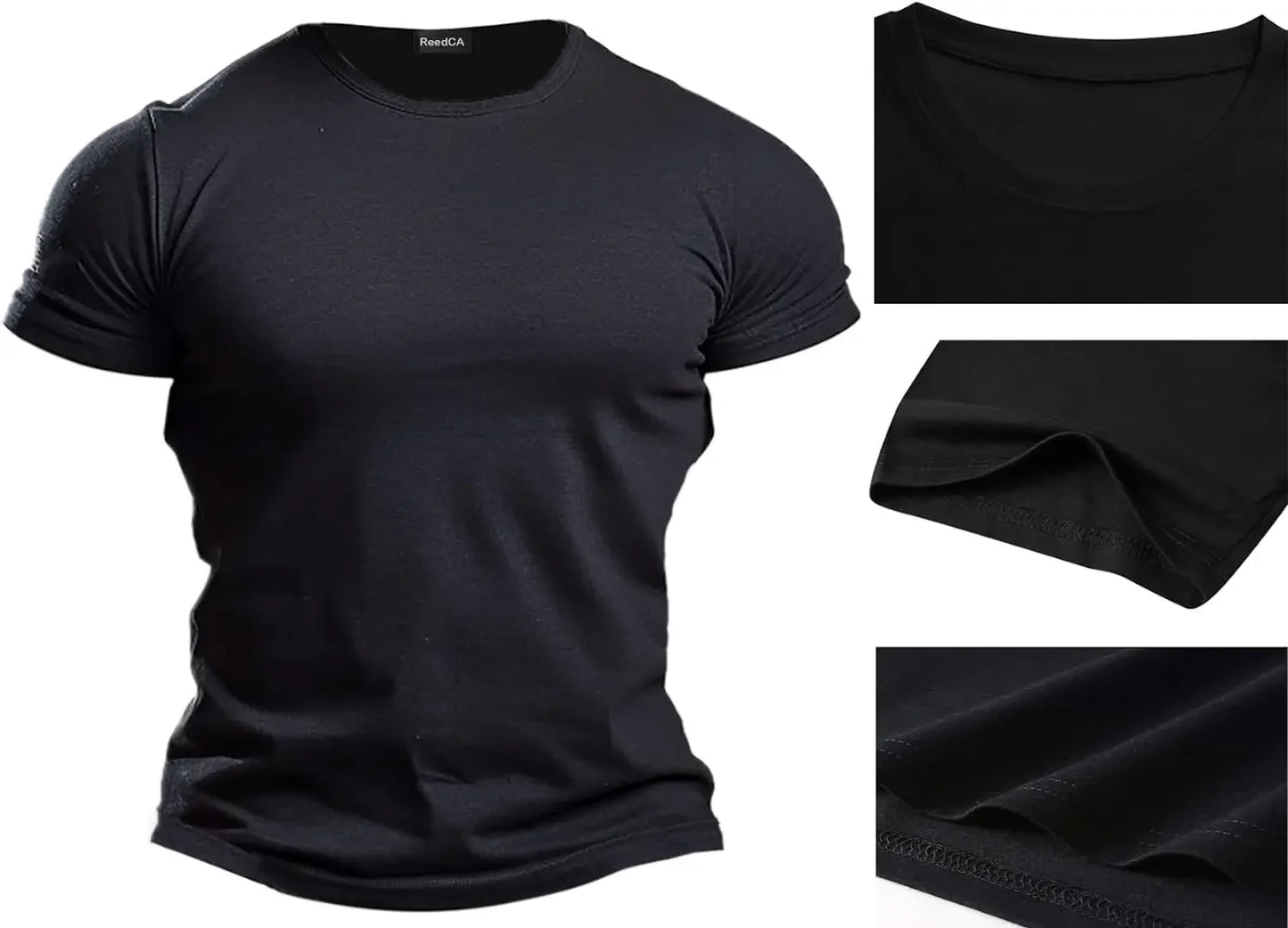 Personal - Camiseta de culturismo para hombres - Camiseta de entrenamiento de gimnasio Top de fitness de moda