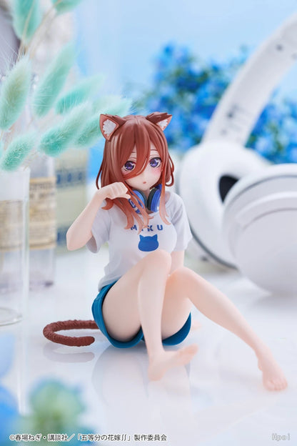 Figurine d'anime The Quintessential Quintuplets de 13 cm, tenue de détente Kawaii Nakano Miku, figurine d'action Nakano Nino Noodle Stopper