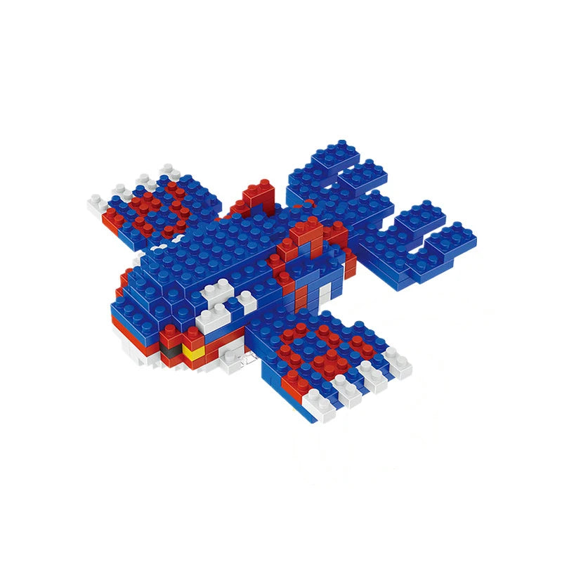 Pokémon Petits Blocs Nanoblock Charizard Kyogre Groudon Rayquaza Modèle Éducation Graphique Jouets pour Enfants Cadeau d'Anniversaire Jouets