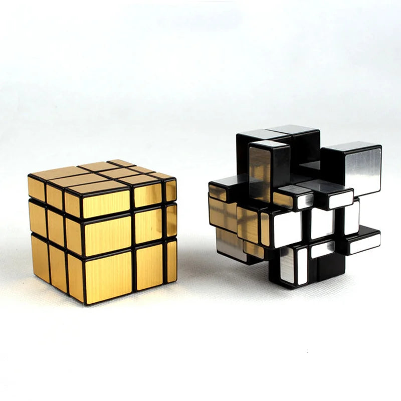 New Magic Mirror Cube 3x3x3 Gold Silver Professional Speed Cubes Puzzles Speedcube Educational Toys for Children Adults Gifts