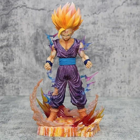 Figurine Gohan Dragon Ball Z Figurines Figurine Modèle Super Saiyan Gohan Figurine d'action Anime Dragon Ball Collection Ornement Cadeaux