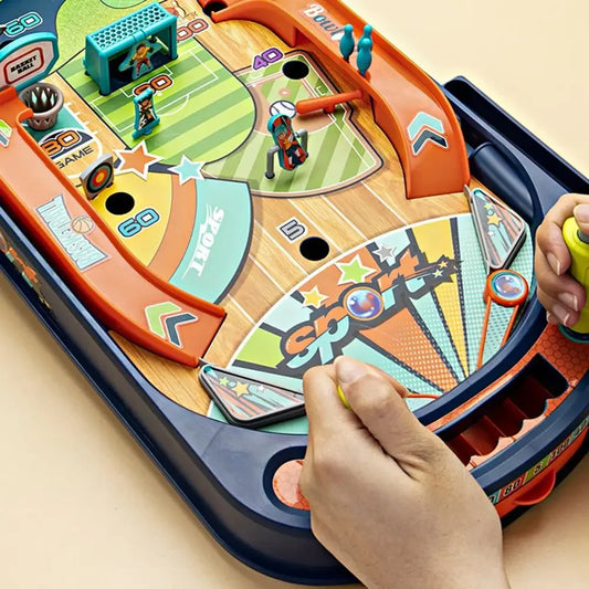 Jeu de société interactif à deux joueurs, jouet de table de combat de flipper amusant pour enfants, console de jeu de sport de flipper, cadeaux d'anniversaire de Noël