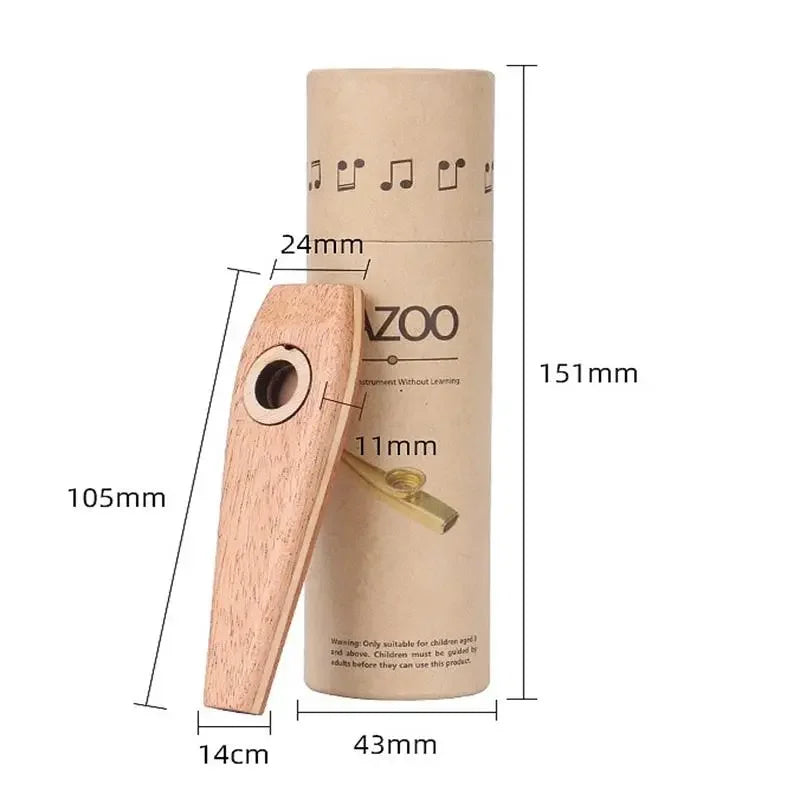 Holz Kazoo Kazoo Holz Flöte Gitarre Ukulele Begleitung Anfänger Zu Spielen Die Flöte Sind Einfach Zu Lernen Die Instrument