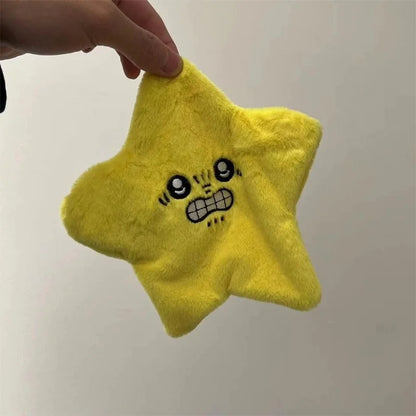 Estrellas saltarinas en movimiento enojadas, juguetes de peluche eléctricos para niños, lindos e interesantes juguetes de peluche de estrella de cinco puntas amarilla, regalo para niños