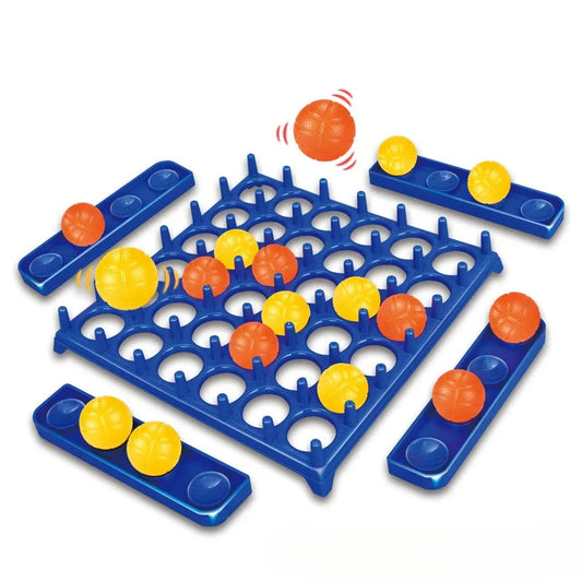 Children Education Toy Party Game Bouncing Ball Toy Board Game Stress Relieving Toys 1- 4 Players Competition Family Interaction