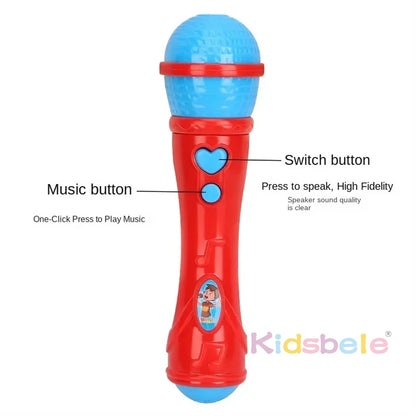 Children's Sound Amplifier Microphone Early Education Enlightenment Singing Music Toy Birthday Gift Kids Party Song