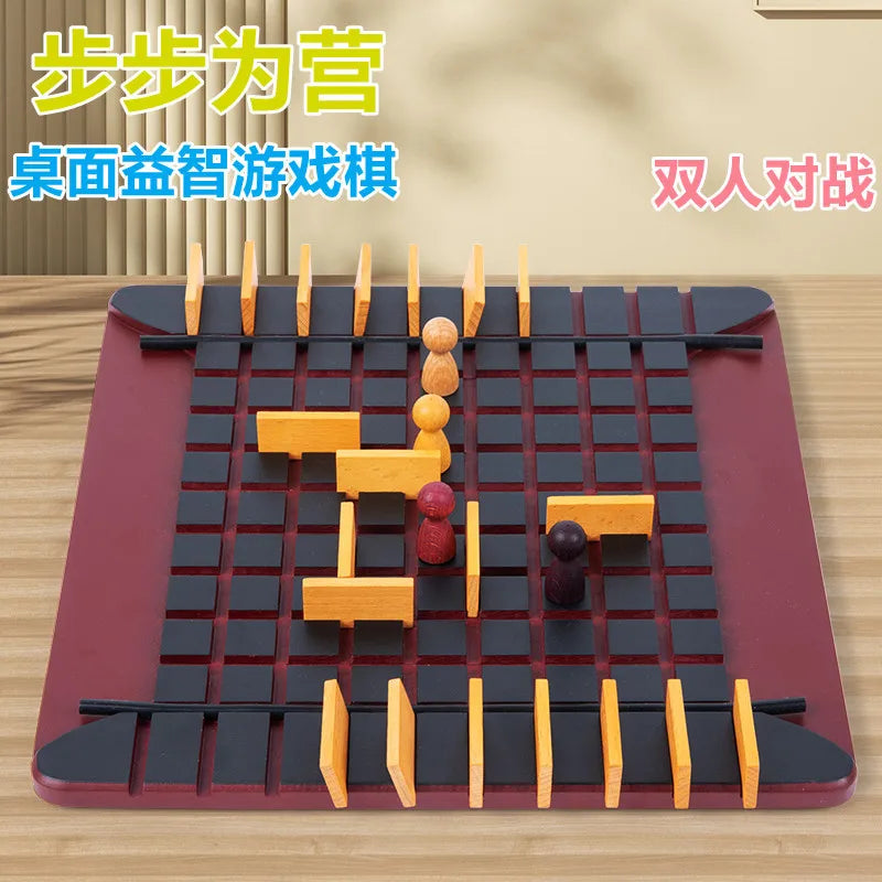 Tabletop Games Chess Children Adult Puzzle Board Game Wooden Interactive Game 2 person Battle Toy Board Games for Children Chess