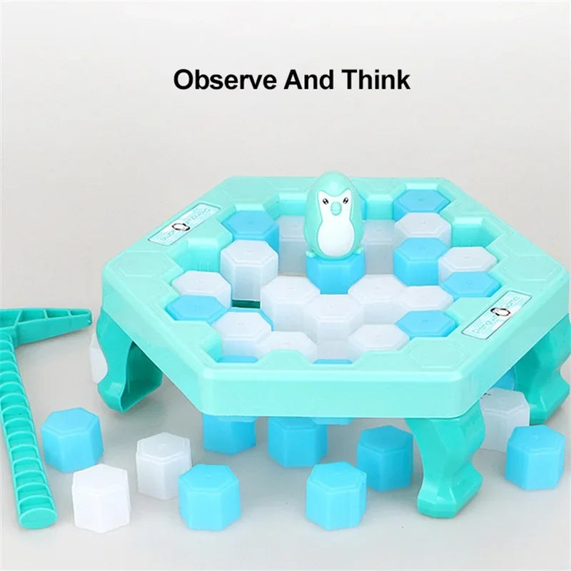 Nouveau jeu de société brise-glace Penguin Trap pour adultes et enfants, interactif, pour la famille, jouets de bureau, pour sauver les pingouins, équilibrer, frapper des glaçons