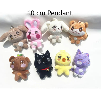 10CM Pop-up Store Doll Keychain ANITEEZ Cartoon Cute Plush Pendant Keyring Bag Accessories Kpop Yunho Yeosang Fans Gifts