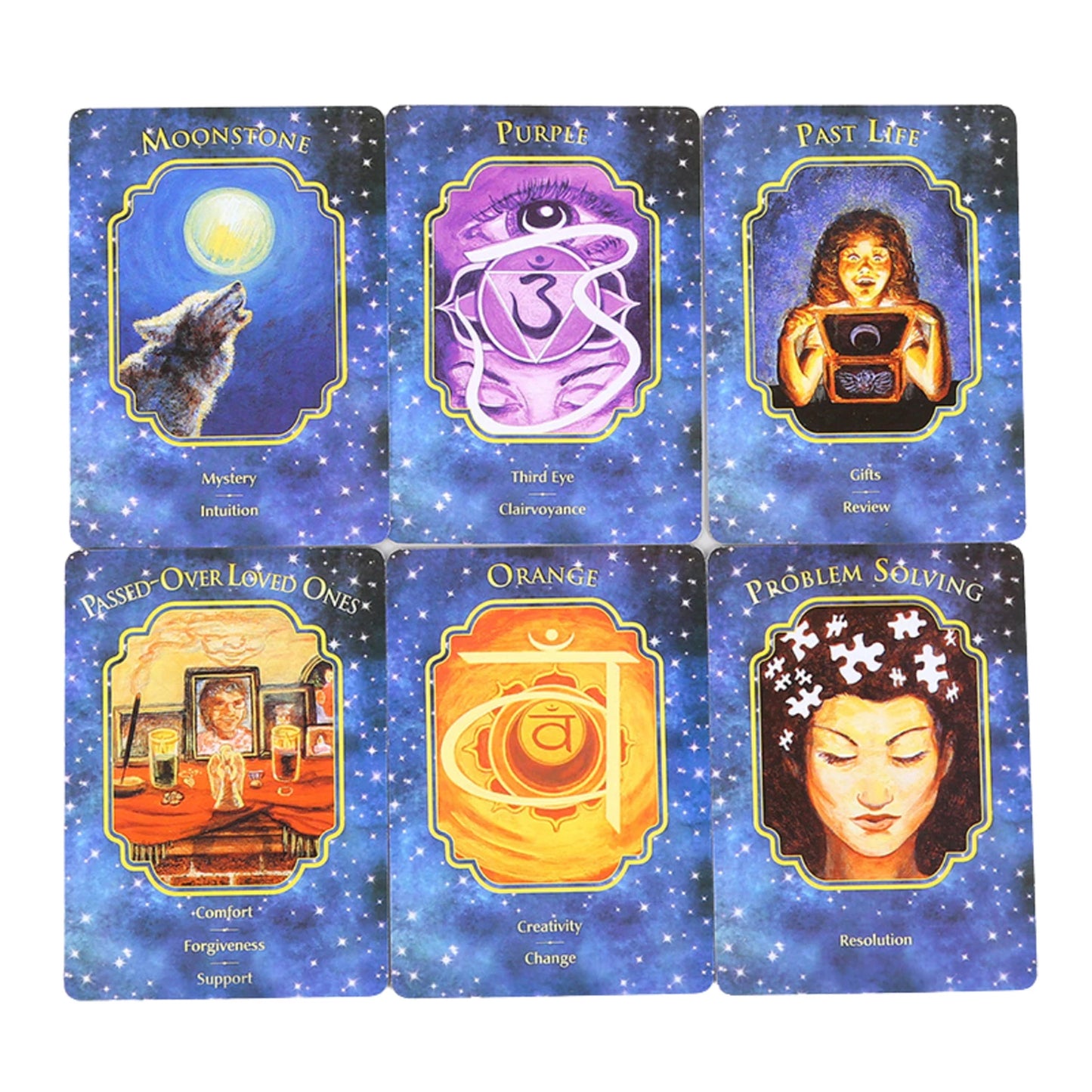 Cartes Oracle de Message Magique de Rêve d'Ange Cartes de Tarot de Divination Mystérieuses Cartes de Jeu de Société Anglaises pour Enfants