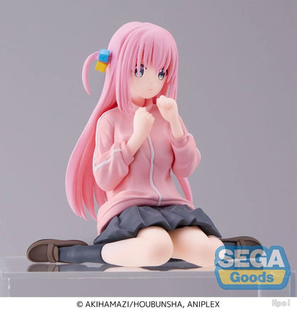 Figura de anime de 8 cm de Bocchi the Rock Hitori Gotoh, figura de acción de chica melancólica sentada Kawaii, modelo de colección de PVC para adultos, juguetes de muñecas