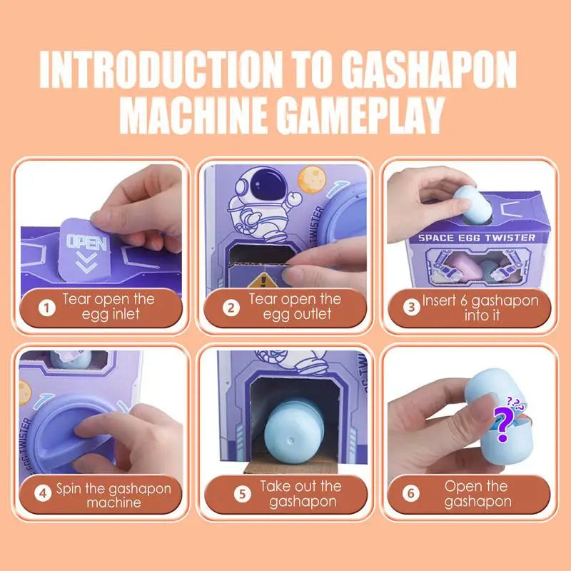 Christmas Lotso Gashapon Machine Egg Twisting Machine Household Mini Cartoon Doll Figure Model Twisted Egg Blind Box Toys Gifts