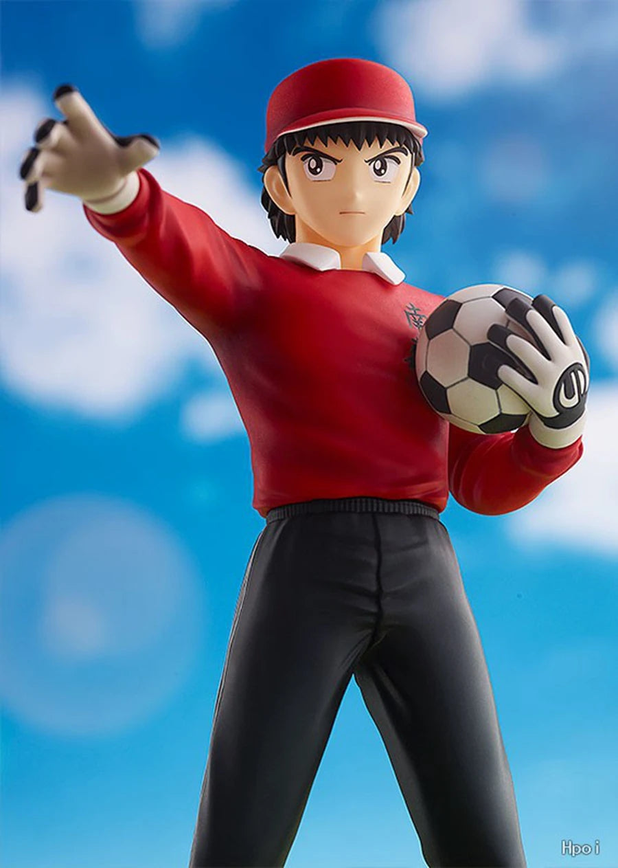 Figurine de dessin animé Captain Tsubasa, 18cm, Ozora Tsubasa, figurines d'action Hyuuga Kojirou/Wakabayashi Genzou, Collection de figurines, jouets modèles